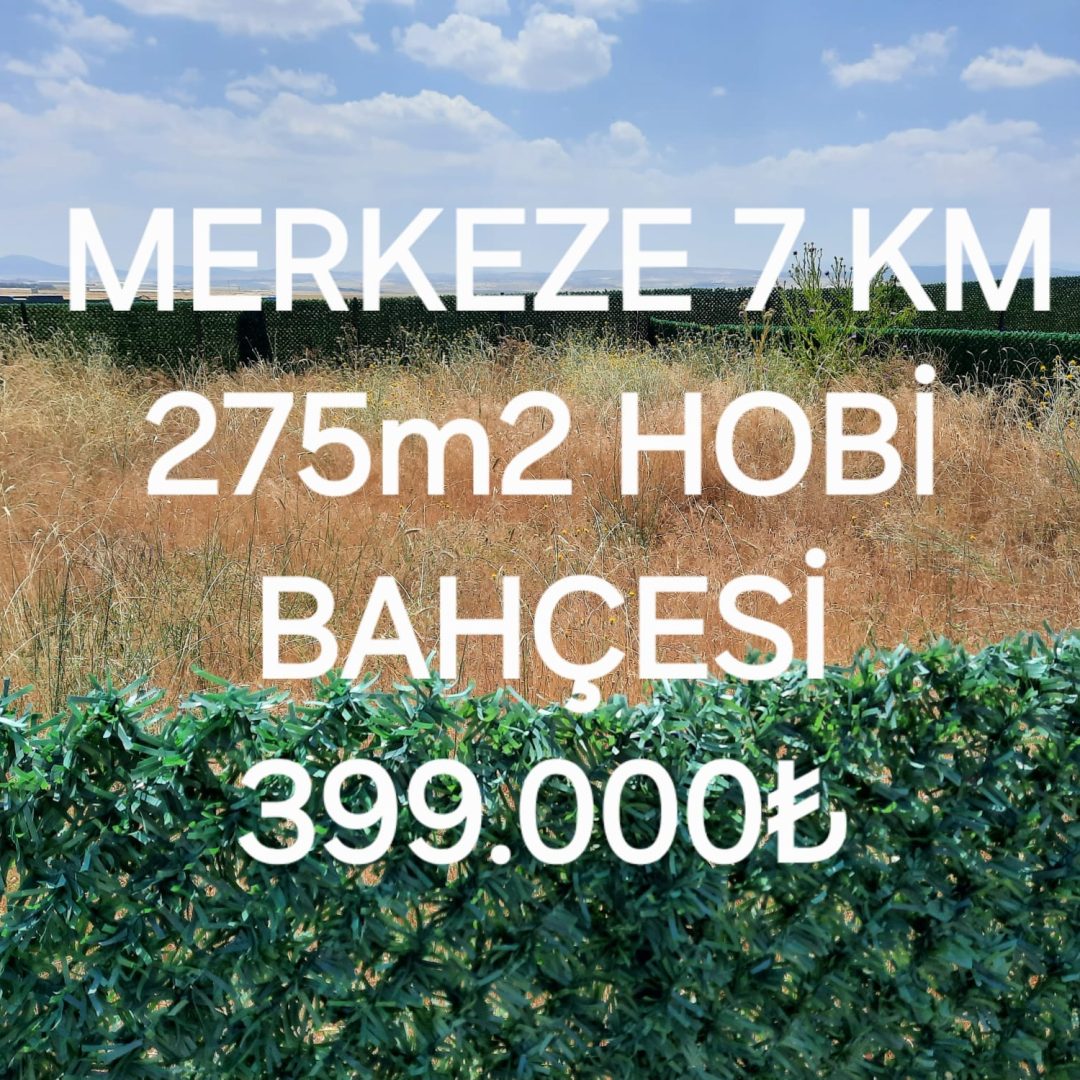 KOCAKIR HOBİ BAHÇESİNDE 275 M² HOBİ BAHÇESİ