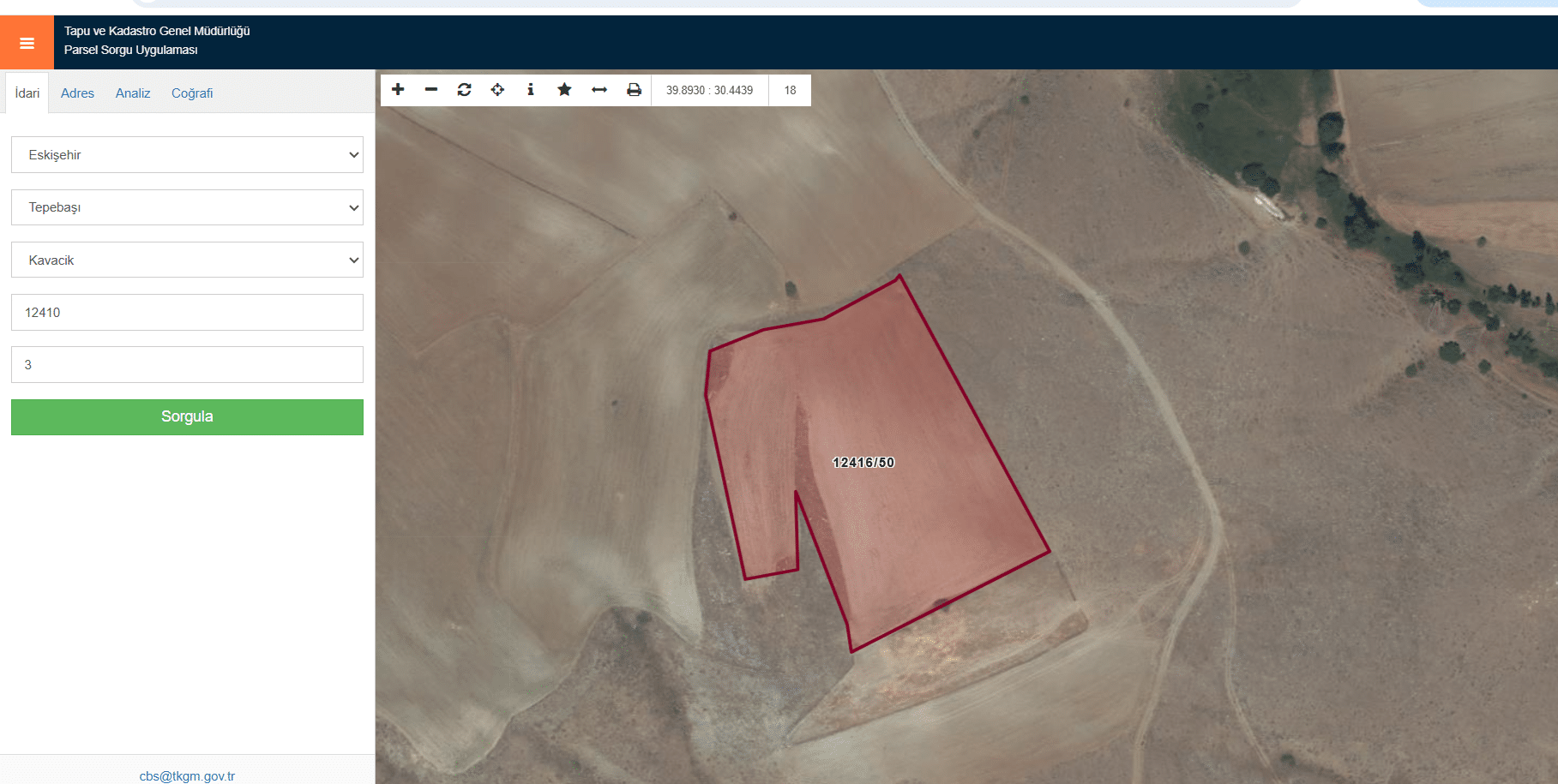 SEÇ AL'DAN Tepebaşı Kavacık'ta 13.593m² Müstakil Tapulu Tarla